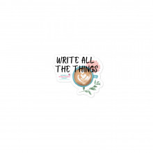 Write All The ThingsWIP Sticker